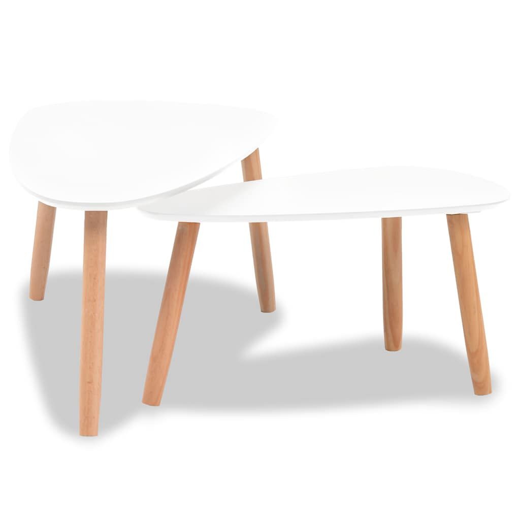 vidaXL Salontafel Set Grenenhout - Slechts 1 Kleine Tafel - 75% Korting