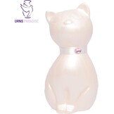 Handgemaakte Aluminium Kattenurn met Parelketting (21cm, 36% Korting!)