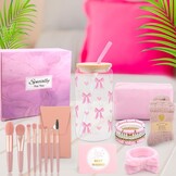 Meisjes Cadeauset 9-15 Jaar: Glazen Beker & Make-up Set - 54% Korting