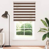 vidaXL Zebra Rolgordijn Bruin - 58% Korting!