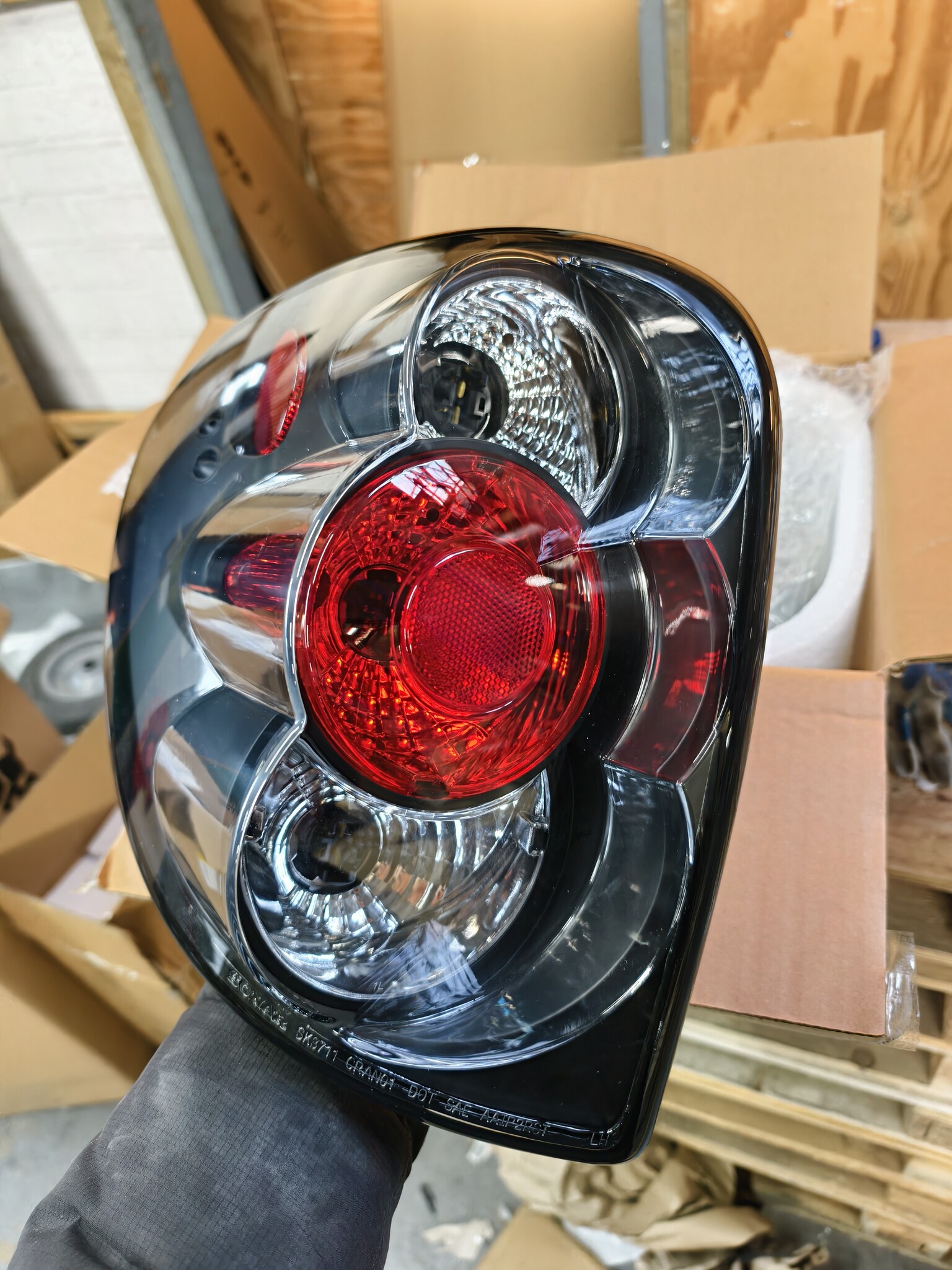 Tuning Achterlichten Zwart Chrysler Voyager (2001-2004) - 75% Korting!