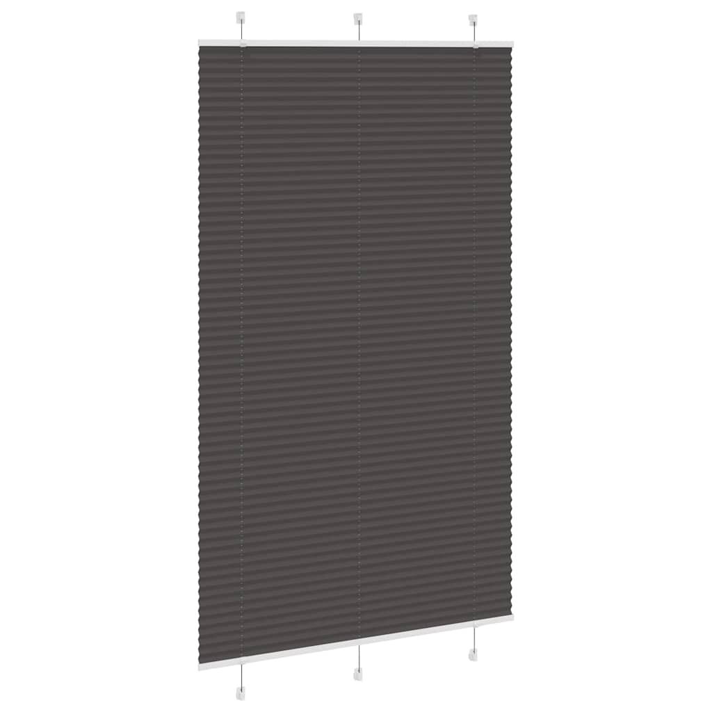 vidaXL Plissé Gordijn Zwart 120x200cm - 53% Korting