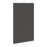 vidaXL Plissé Gordijn Zwart 120x200cm - 53% Korting
