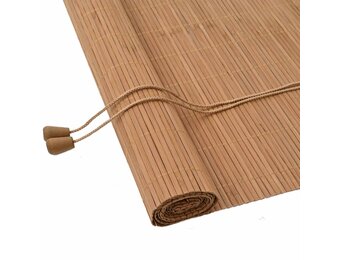 VidaXL Bamboe Rolgordijn Licht Bruin - 60% Korting!