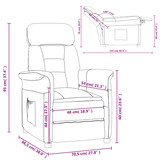 Verstelbare Fauteuil, Beige Microvezel (61% Korting)