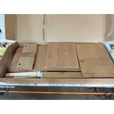 Hoge kast Grenenhout Honingbruin - 75% Korting