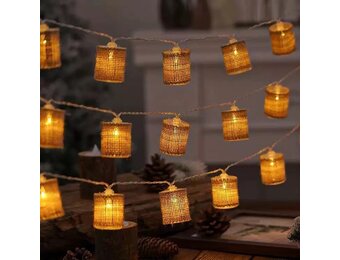 Retroslinger 10 LED - 2M - Warm Wit - 52% Korting!