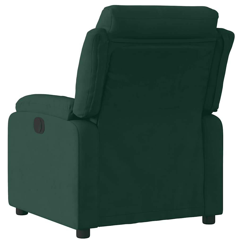 VidaXL Verstelbare Fauteuil, Fluweel Donkergroen - 61% Korting!