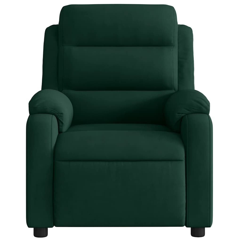 VidaXL Verstelbare Fauteuil, Fluweel Donkergroen - 61% Korting!