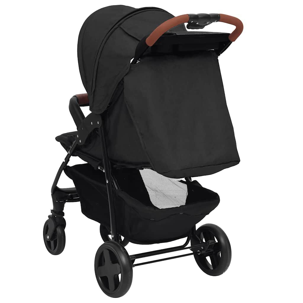 vidaXL Kinderwagen 2-in-1 Antraciet - 52% Korting