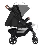 vidaXL Kinderwagen 2-in-1 Antraciet - 52% Korting