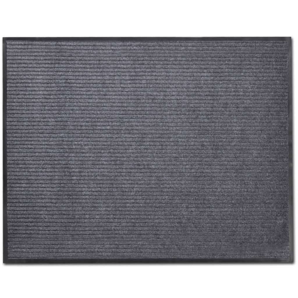 Grijze PVC Deurmat 150x90 cm - 42% Korting!