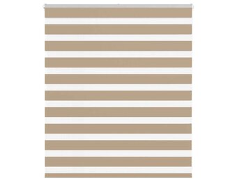 Zebra Gordijn Zandbruin 125x100 cm - 55% Korting
