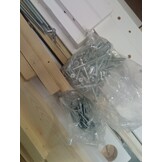 VidaXL Bedframe Grenenhout Wit 200x200 cm - Nu met 66% Korting!