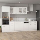 VidaXL Vaatwasserpaneel Lyon Wit Bewerkt Hout (75% Korting)