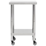 Vidaxl Keukenwerktafel RVS 60x60x85cm | Nu 68% Korting