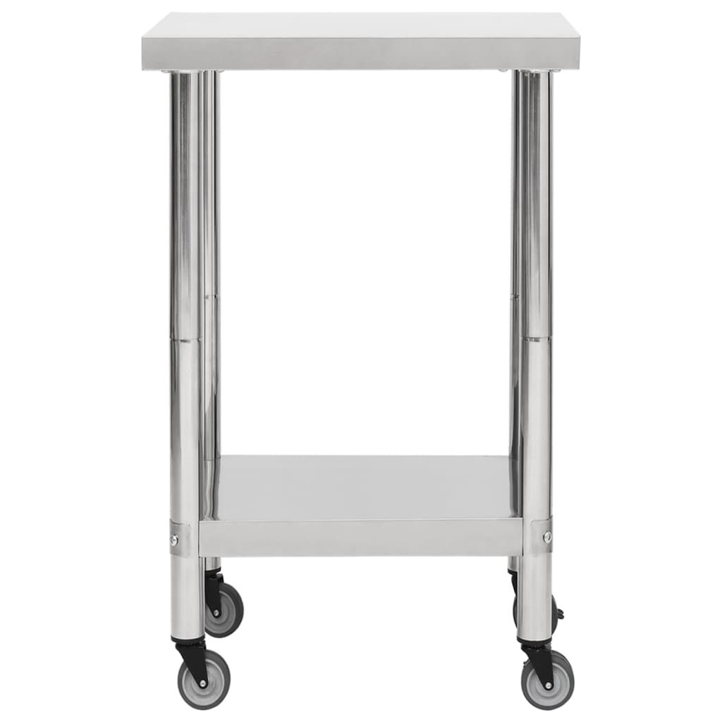 Vidaxl Keukenwerktafel RVS 60x60x85cm | Nu 68% Korting