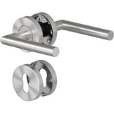 Deurkrukset RVS Geborsteld L-vorm Toilet - 42% Korting