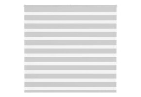 vidaXL Zebra Rolgordijn Lichtgrijs (165x150cm) - 42% Korting