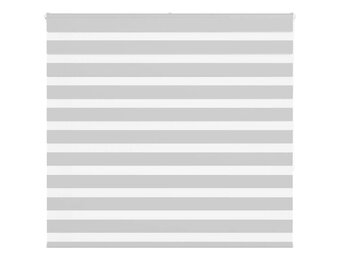 VidaXL Zebra Rolgordijn Lichtgrijs (56% korting)