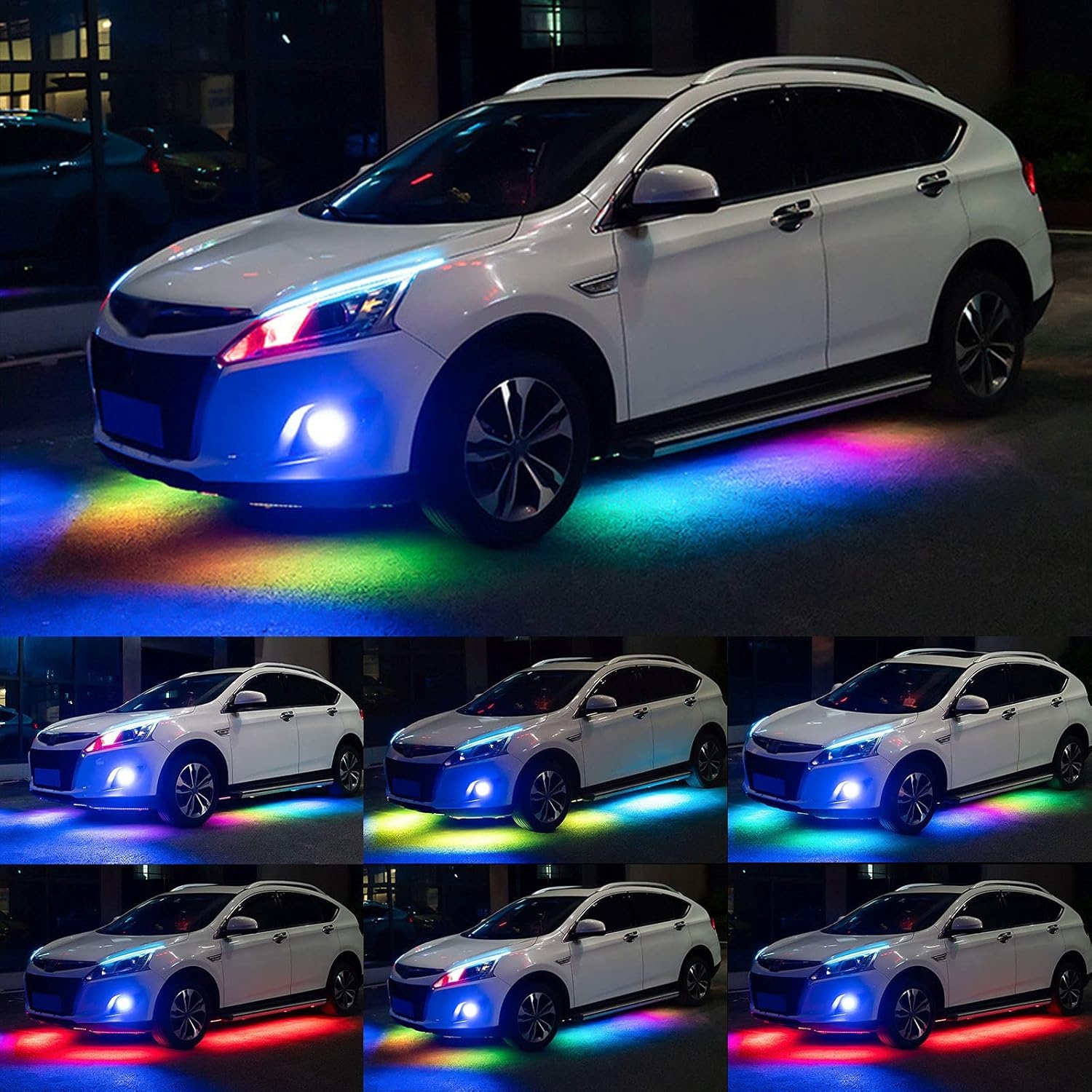 LED Auto Ondervloerlamp 50% Korting | 16 Miljoen Kleuren