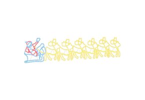 VidaXL LED Kerstdecoratie - 69x79 cm PVC, Multikleur - 78% Korting