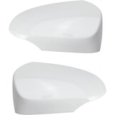 Spiegelkappen Wit ABS voor Toyota Yaris 2012-2019 (40% Korting)
