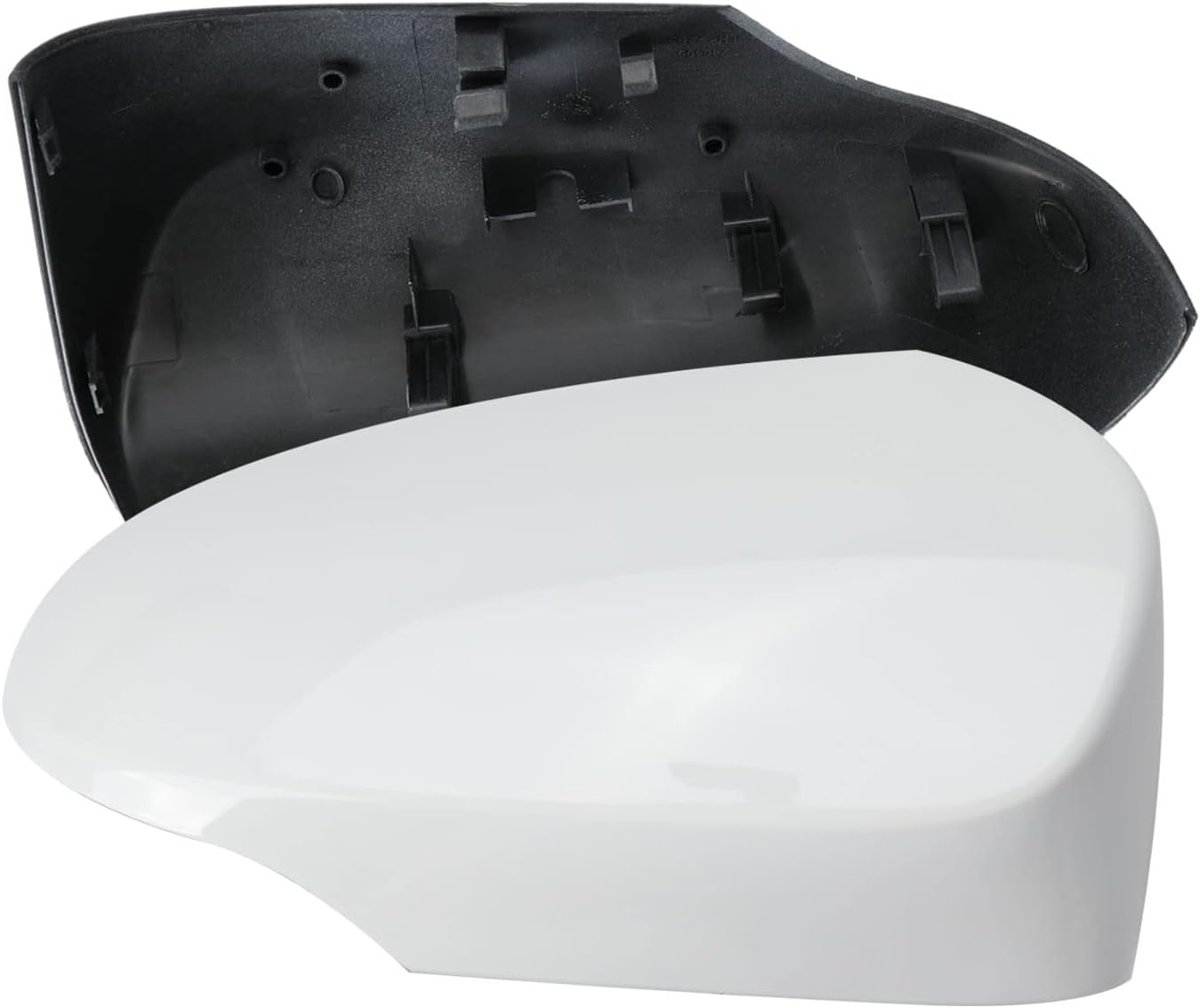 Spiegelkappen Wit ABS voor Toyota Yaris 2012-2019 (40% Korting)