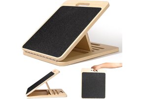 Balansbord Wiebelplank Hout Zwart 33x40 cm - 35% Korting!