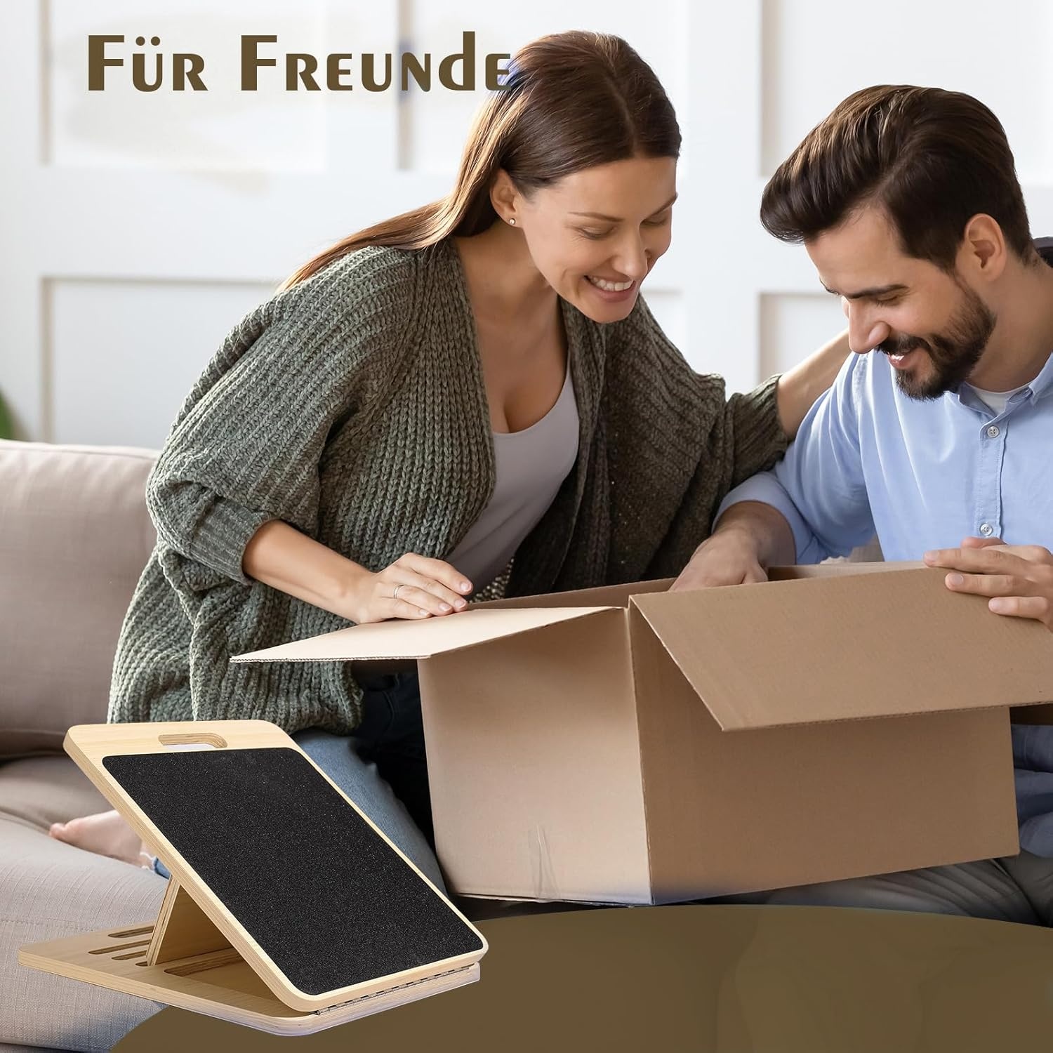 Balansbord Wiebelplank Hout Zwart 33x40 cm - 35% Korting!