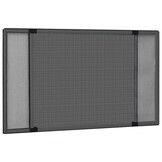 vidaXL Uitschuifbare Raamhor (100-193)x75 cm Antraciet - 72% Korting