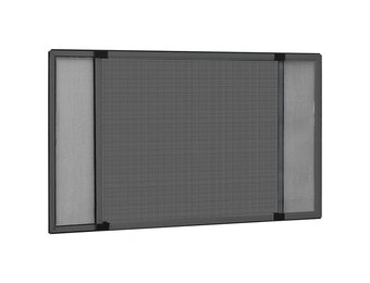 vidaXL Uitschuifbare Raamhor (100-193)x75 cm Antraciet - 72% Korting