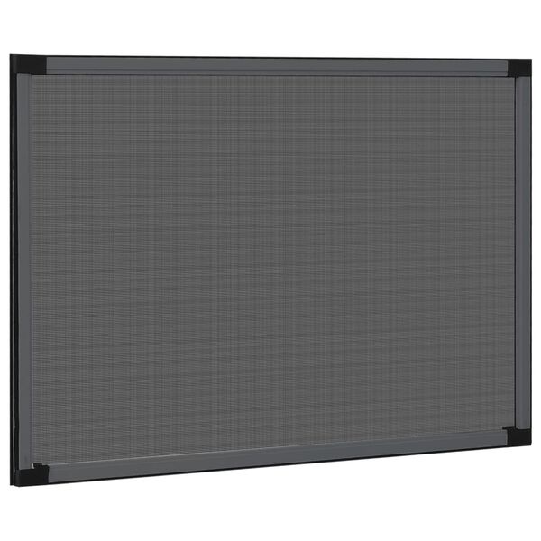 vidaXL Uitschuifbare Raamhor (100-193)x75 cm Antraciet - 72% Korting