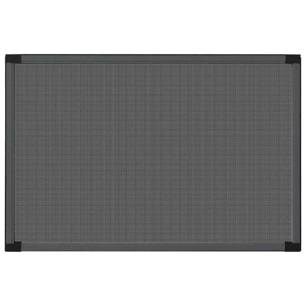 vidaXL Uitschuifbare Raamhor (100-193)x75 cm Antraciet - 72% Korting