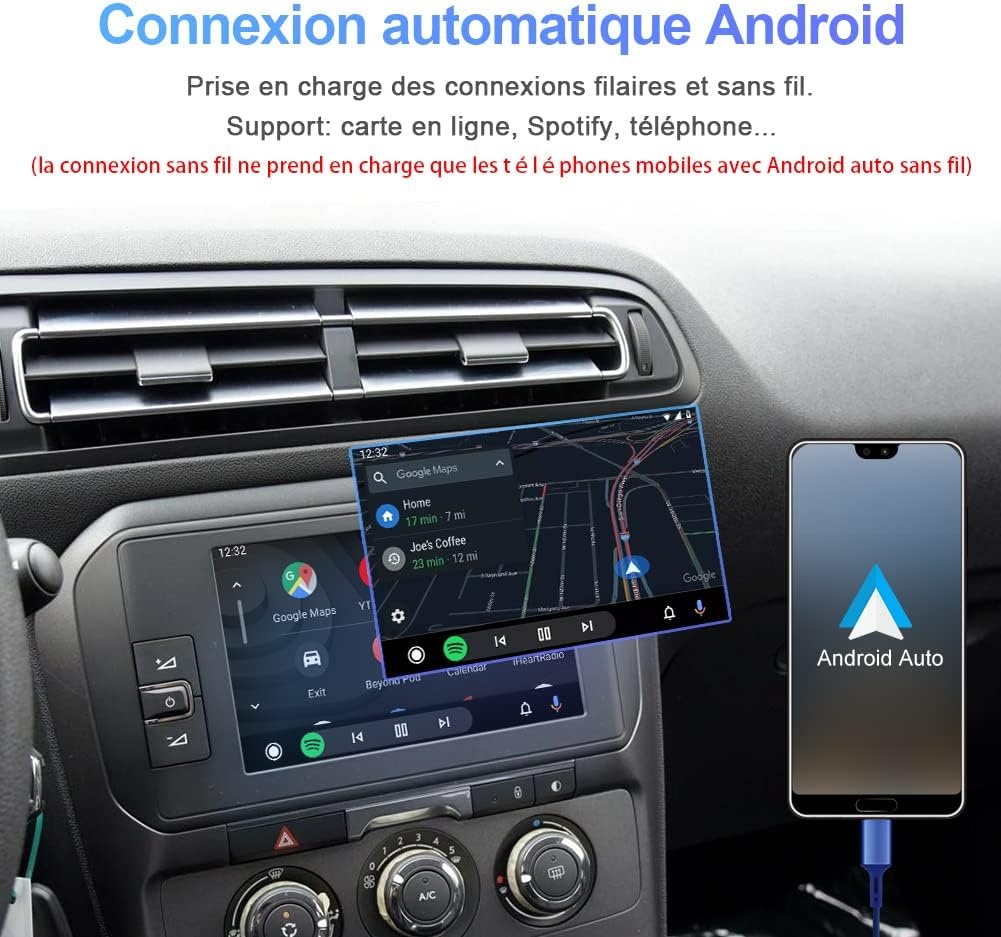 Draadloze CarPlay/Android Auto Kit Peugeot/Citroën - 37% Korting!