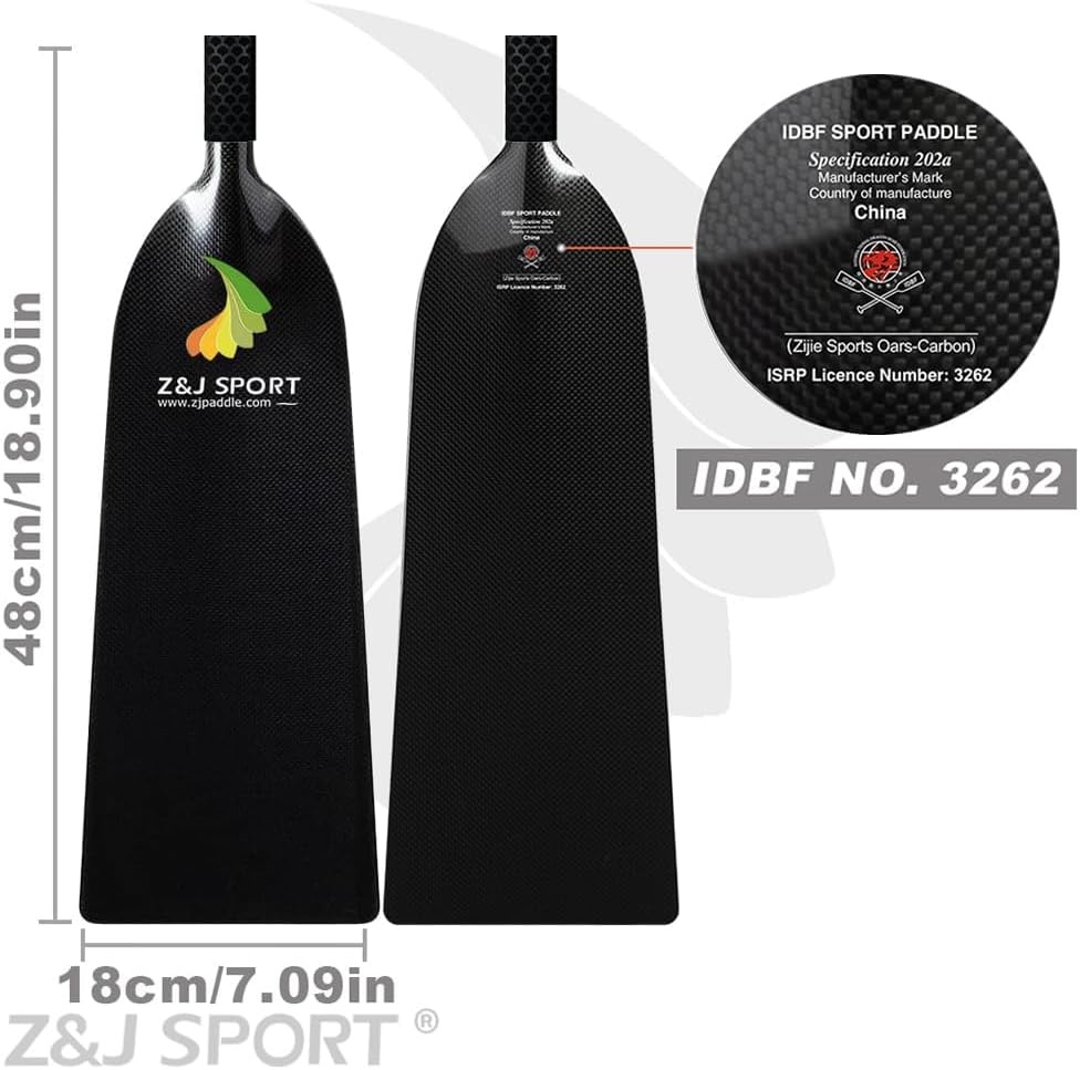 Geretourneerde Carbon Drakenboot Peddel 110-132cm - 41% Korting!