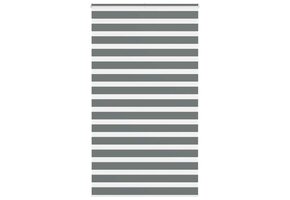 vidaXL Zebra Rolgordijn Donkergrijs 135x200 cm - 56% Korting