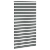vidaXL Zebra rolgordijn Donkergrijs - 135x200 cm - 72% Korting