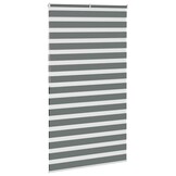 vidaXL Zebra rolgordijn Donkergrijs - 135x200 cm - 72% Korting