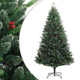 Kunstkerstboom 150cm met rode bessen - 57% Korting!