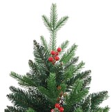 Kunstkerstboom 150cm met rode bessen - 57% Korting!