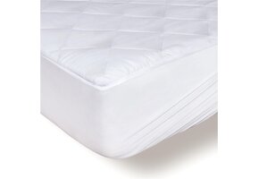 Gewatteerde Matrasbeschermer Oeko-Tex 135x200cm - 33% Korting!