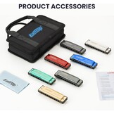 Blues Harmonica Set 7-delig - Beginners & Gevorderden (41% Korting!)