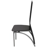Eetkamerstoelen Kunstleer Zwart (2 stuks) - 69% Korting