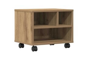 vidaXL Printerstand artisanaal eikenkleurig 41 x 32 x 33.5 cm