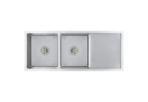 vidaXL Gootsteen handgemaakt roestvrij staal