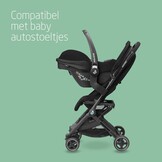 Maxi-Cosi Lara2 Kinderwagen, 0-4 jaar, 0-22 kg, Baby Wandelwagen, Lichte & Compacte Kinderwagen, 3 Ligstanden, Vlakke Ligstand, Automatisch Inklapbaar, Schouderriem, Essential Black