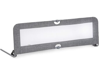 Hauck Sleep N Safe Plus XL bedhek voor peuter, 150 x 50, inklapbaar bedhek voor op reis - grijs