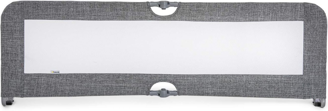 Hauck Sleep N Safe Plus XL bedhek voor peuter, 150 x 50, inklapbaar bedhek voor op reis - grijs