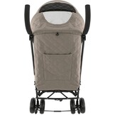 Kikkaboo kinderwagen, stalen frame, mand, afneembare voorwielen, kleuren: bruin